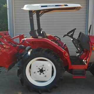 鹿児島発 ヤンマー24馬力トラクターAF24 パワステ 自動水平オート 爪