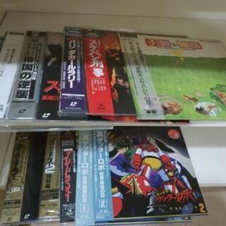 レーザーディスク約80枚 ガンダムなどのアニメやゴジラなどの特撮系多数