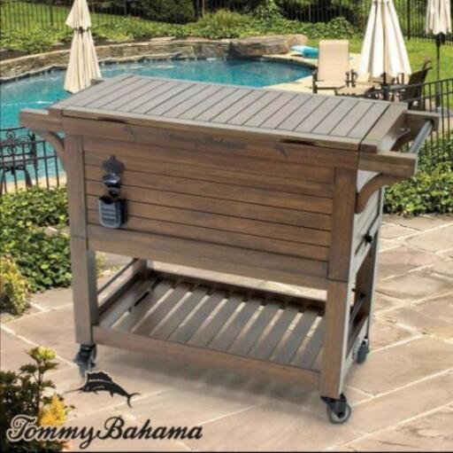 新品未使用 BAHAMA WOOD COOLER トミーバハマ ウッド クーラー ボックス パーティ 100QT 95L
