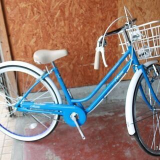 田川市　水色　26インチ　子供用自転車　スポーツ　自転車　展示品未使用
