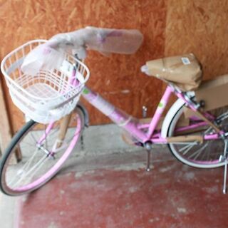 田川市　ピンク　26インチ　子供用自転車　スポーツ　自転車　展示...