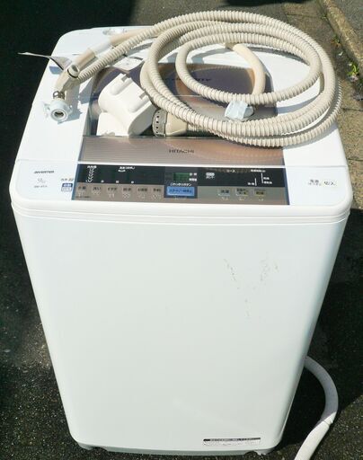 ☆日立 HITACHI BEAT WASH BW-9TV 9.0kg 送風乾燥機能付全自動電気洗濯機◆人気のビートウォッシュ