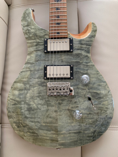PRS SE Custom 24 Roasted Maple Trampas Green ロックペグ付