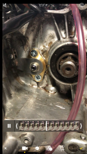 レストア途中 マッハ500ss h1A フロントダブルディスク化にも出来ます