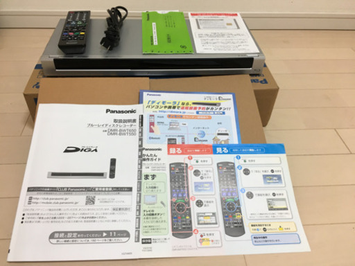 パナソニックブルーレイデイスクレコーダーDMR-BWT550