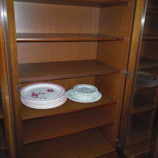 リサイクルショップどりーむ荒田店】4015 処分価格‼ レトロ 食器棚 