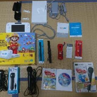 Wii U本体ほか カラオケマイク2本 さいちゃん 延岡のテレビゲーム Wii の中古あげます 譲ります ジモティーで不用品の処分