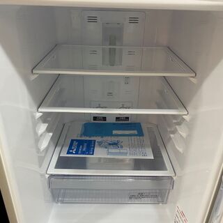 冷蔵庫 三菱 MITSUBISHI MR-P15E-S1 2020年製 2D 146L シルバー 中古品