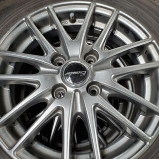 バラ売り可能ホイール超美品バリ溝14インチスタッドレスアルミホイール