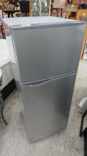 【クリーニング済み】SHARP（シャープ） 118L　２ドア冷凍冷蔵庫 「SJ-H12Y-S」 （2015年製）