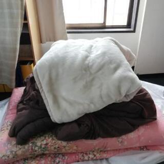 寝具セット（敷布団、掛け布団、毛布）