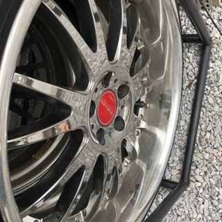 埼玉よりシャレン20インチメッキ深リム美品