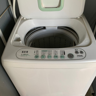 TOSHIBA 洗濯機(2006式) 値引きしました