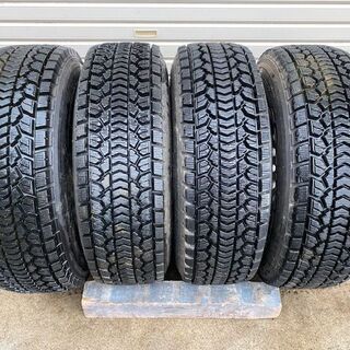 【希少】30×9.50R15　ダンロップ　SJ5　15×７J　139.7×６H　ホイール付き4本セット　デリカ等に