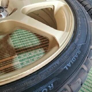 値下げ！）美品17インチAVS Model7（4本タイヤセット）17×7J＋50 