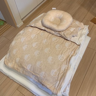 ベビー布団セット日本製オーガニックコットンベビーアンドゥドゥ布団枕綿 あるる 吹田のベビー 用品 寝具 の中古あげます 譲ります ジモティーで不用品の処分