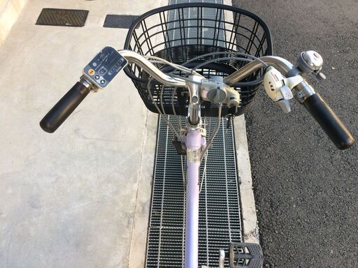 地域限定 パナソニック カロヤカライフ 新基準 三輪車 13,2AH パープル