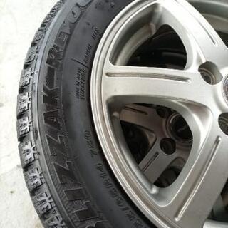 ⛄155/65R14❄️バリ山！美品！BLIZZAK！BRIDGESTONE製ホイール付 ...