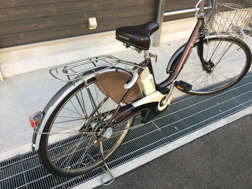 地域限定送料無料　エーガールズ　8,9AH　新基準　赤　神戸市　電動自転車