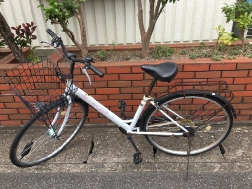 chariyoshy出品)27 インチ自転車、ギア付き、オートライト付き