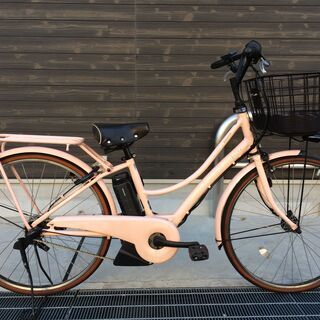 地域限定 ブリヂストン アシスタポルク 新基準 子供乗せ 8,7AH ピンク 