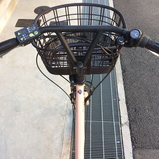 地域限定 ブリヂストン アシスタポルク 新基準 子供乗せ 8,7AH ピンク 