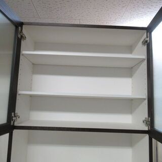 J1617/キッチンボード/食器棚/キッチンラック/ホワイト/ダークブラウン/ニトリ/NITORI/DAHLIA-80KB/中古品/ ニトリ（NITORI） キッチンボード (ソレル 80KB MBR) : ニトリ Yahoo
