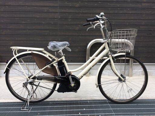 地域限定送料無料　ヤマハ　パス　シティ　新基準　子供乗せ　6AH　白　アシスタ　ビビ　神戸市　電動自転車