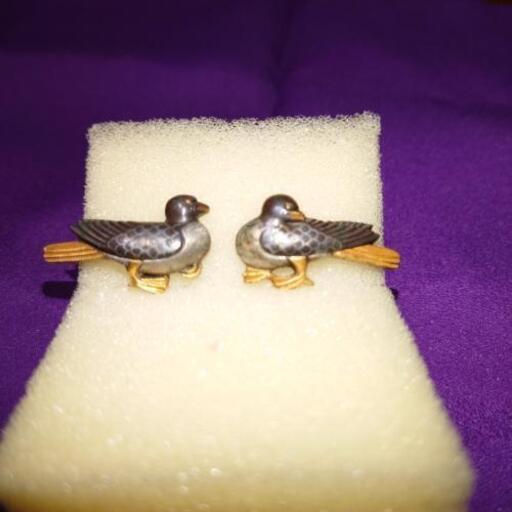 目抜き 刀装具 鳥の図 江戸期江戸期 目抜き 刀装具 鳥の図 江戸期江戸期