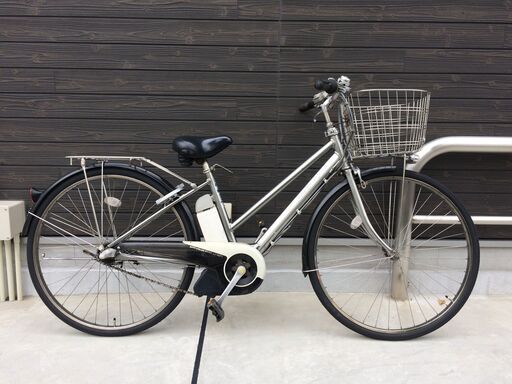 地域限定　ヤマハ　パス　シティ　リチウム　27インチ　シルバー　アシスタ　ビビ　神戸市　電動自転車