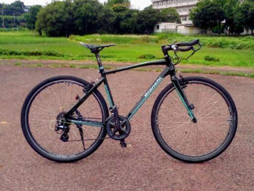 【引取/千葉柏】bianchi roma2 ビアンキ　ローマ2　ブルホーンカスタム　2☓8段変速