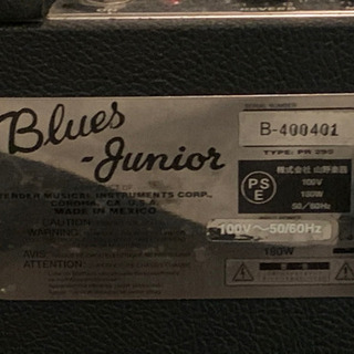 fender blues junior アンプ