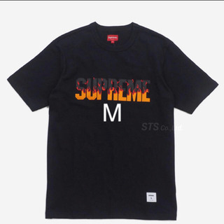 トップス Supreme Flame S/S Top Supreme Flames S/S Top Black Men's - FW19 - US