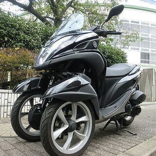 ☆ワイドトレッド普通免許仕様トリシティ125/マウントバー.メット