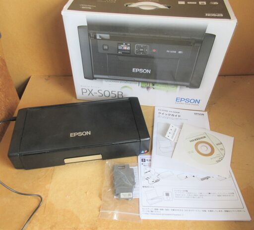 ☆EPSON エプソン Colorio PX-S05B ビジネスプリンター◆2017年製・コンパクトで持ち歩ける