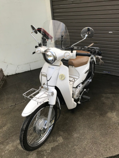 決まりました！ホンダ スーパーカブJA07 コルチナホワイト 外したパーツほとんどあります！程度良し！