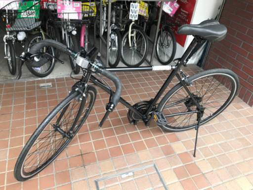 3×7speed　ダブルブレーキ付き　ブラック
