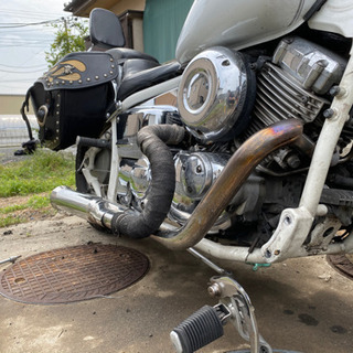 ドラッグスター400 メガホーンマフラー