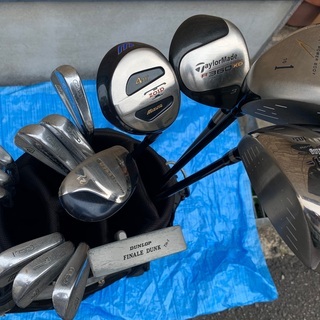 【ゴルフクラブセット】キャディバックadidas 美品。入門者・初心者おすすめ。値下げ。