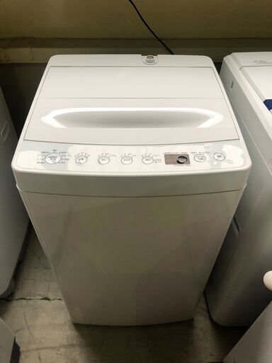 安心の一年保証！　洗濯機　4.5㎏　amadana/アマダナ　2019年製　AT-WM45B（WH）　No.1320091906　ガーランド草加