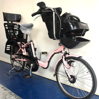 パナソニック ギュットミニ 20インチ 3人乗り 8ah ピンク 電動自転車