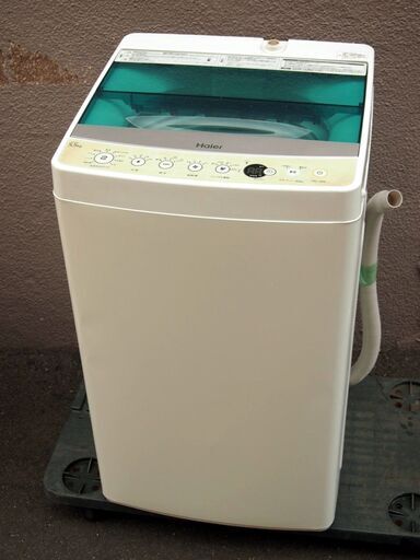現-5【動作OK・現状品】ハイアール 5.5kg 全自動洗濯機 JW-C55A【PayPay使えます】