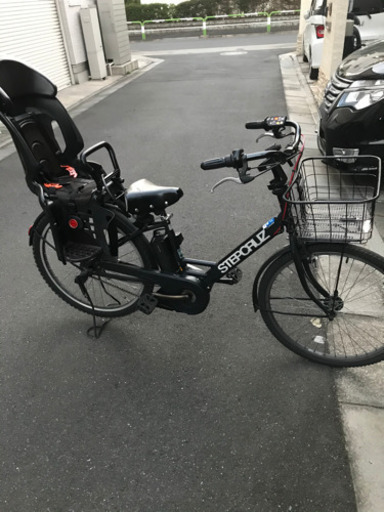 【電動自転車】【チャイルドシート付】ブリヂストンステップクルーズ　電動自転車　2016年購入