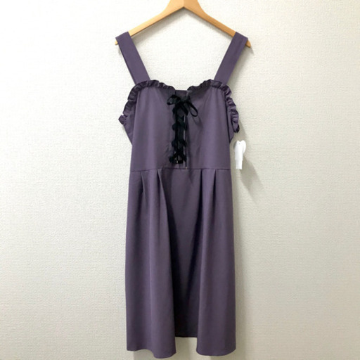 決定 新品タグ付きワンピースプラスサイズロリータぽっちゃりパープル えりこ 葛西の服 ファッションの中古 古着あげます 譲ります ジモティーで不用品の処分