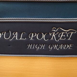 【店舗同時販売中】ニトリ　引き出し付きセミダブルベッド　HGデュアルポケットシルキー【店頭ご来店購入限定】