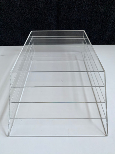 アクリル4段ケースa4 レターケース デスクトレー オフィス事務用品 書類収納 モダン家具 六本松の収納家具 収納ケース の中古あげます 譲ります ジモティーで不用品の処分