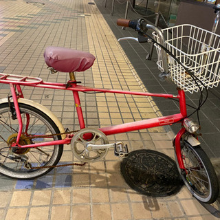 赤い自転車無料で差し上げます✩.*˚