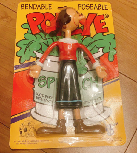 新品 Popeye ポパイ オリーブ Bendable ベンダブル フィギュア Ws 鶴間のフィギュアの中古あげます 譲ります ジモティーで不用品の処分