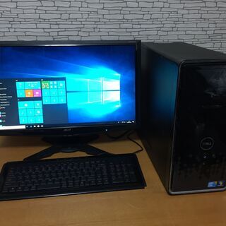 8000円】Windows10 暗い デスクトップパソコン 20インチモニタ