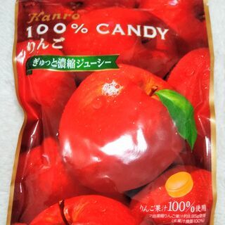 カンロ 100%りんごキャンディ 1袋～　アップル アメ　あめ　飴